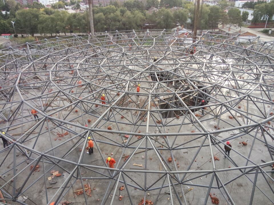 林州全民健身中心网架