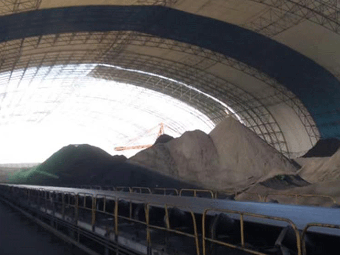 林州煤棚料仓网架